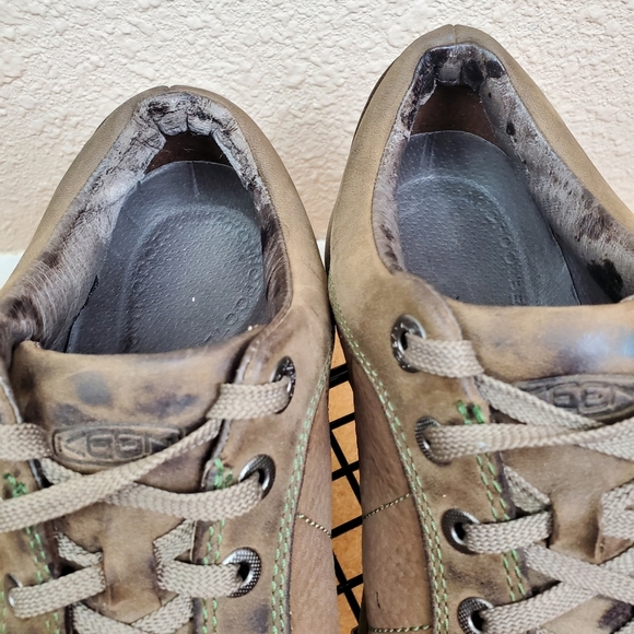 Keen Presidio Women's Brown Leather Athletic Oxfor - Picture 3 of 8